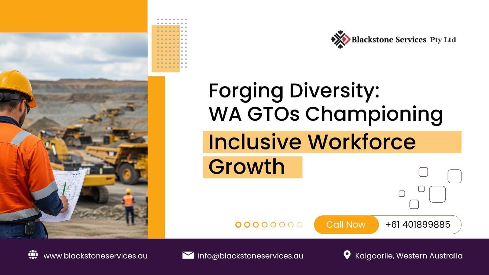 Forging Diversity: WA GTOs Championing Inclusive Workforce Growth